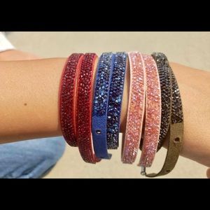 4 pack SWAROVSKI wrap bracelets